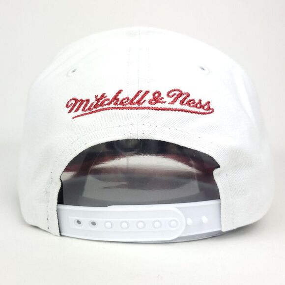 Philadelphia 76ers Mitchell & Ness Pro Fit Snapback Cap Hat 3D Logo White NWT - Picture 5 of 8